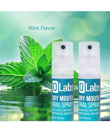 Dry Mouth Spray - Sugar Free Alcohol Free Mint Breath Spray with Xylitol 2 Pack - 4 (0.25 oz) Travel Size Sprays Total 2 Pack Pocket Size - Buy Online on GoSupps.com