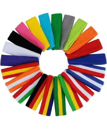 Onupgo Welding Band Set - Striped Terry Sports Training Bracelet & Headband | Sweat Absorbing Moisture Transport Light Pink - Buy Online on GoSupps.com