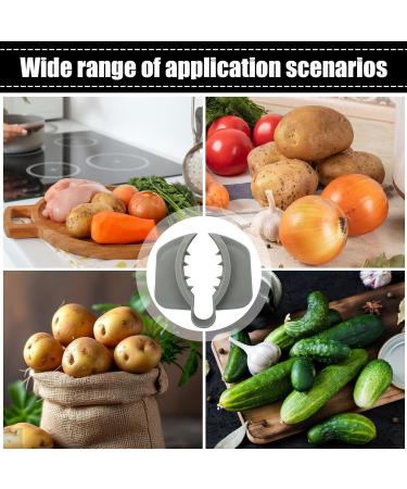 Vegetable Finger Protector Safe Cutting Whisk Cutting Aid Ergonomic Nonslip Kitchen Tools for Food Preparation Vegetables Cutting Suitable for Home and Catering - Buy Online on GoSupps.com