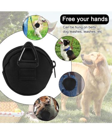 2 Pack Portable Dog Training Treat Bags - Reusable Snack Bags with Carabiner for Travel & Walks - Ideal for Small Dogs - Buy Online on GoSupps.com