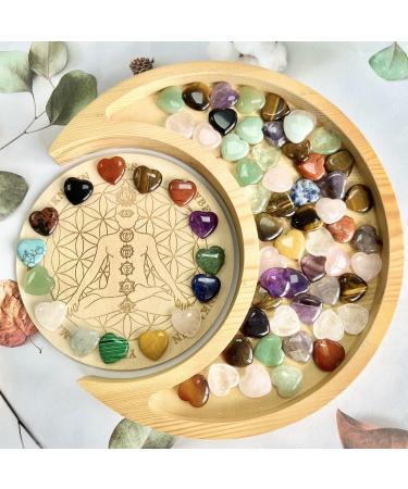 XIANNVXI 15 Pcs Healing Crystals Heart Gemstones - Natural Reiki Chakra Stones for Love, Healing, and Balance - Multi Assorted Crystals - 15pcs - Buy Online on GoSupps.com