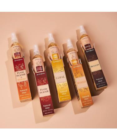 Aromafume Frankincense Resin Mist Spray 100ml - Ideal for Spirituality & Rituals | Made with Frankincense Resin from Somalia | Non-Toxic & Vegan - Buy Online on GoSupps.com