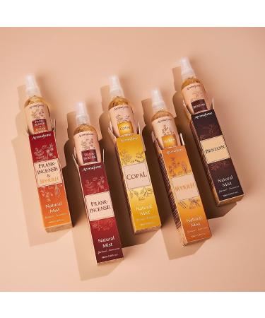 Aromafume Frankincense & Myrrha Natural Resin Mist Spray 100ml - Deep Relaxation & Spiritual Rituals | Pure Resin from Somalia | Non-Alcoholic & Vegan - Buy Online on GoSupps.com