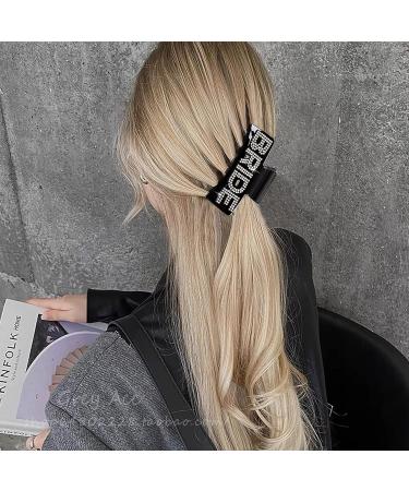 Bride Claw Clip Bachelorette - Bride Hair Accessories & Gifts for Bachelorette Party (Black) - Buy Online on GoSupps.com