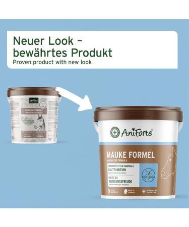 AniForte Mauke Horse Formula 1kg - Skin & Hoof Care Metabolism & Immune System Support Horse Care for Vital Skin & Wellness - Buy Online on GoSupps.com