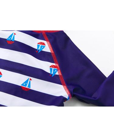 BONVERANO Baby Boys Swimsuit UPF 50+ Sun Protection | Toddler Hooded Sailing Bathing Suit 2-3 Years - Buy Online on GoSupps.com