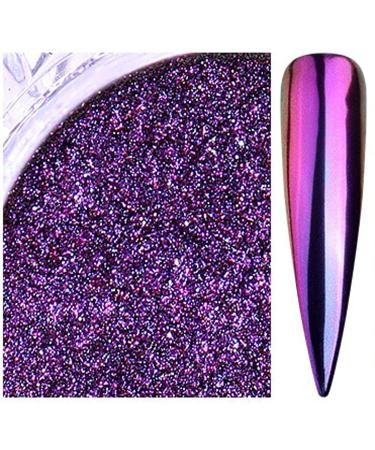 Chameleon Chrome Mirror Nail Powder - Brown/Purple | International Shipping Available - Buy Online on GoSupps.com