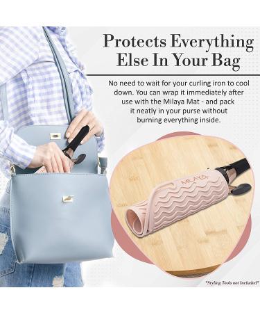 Large Silicone Heat Resistant Styling Mat for Hair Tools - Rose Gold - Buy Online on GoSupps.com