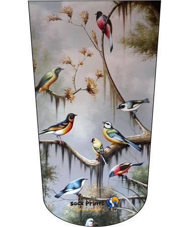 Heal with Appeal Amputee Stump Sock Birds on Branches V1 3Ply - Comfort and Style for Amputees - Buy Online on GoSupps.com