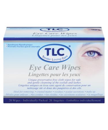 TLC Eye Care Wipes Adults 20's