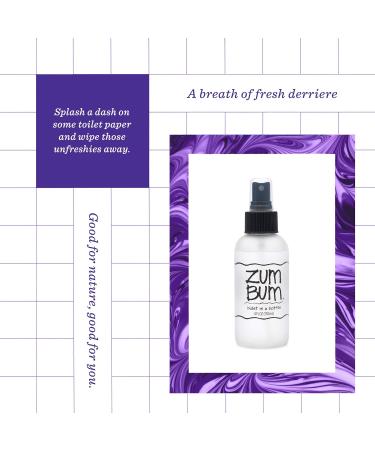 Zum Bum Bidet In A Bottle - 4 fl oz (2 Pack) | Eco-Friendly Portable Personal Care | International Shipping Available - Buy Online on GoSupps.com