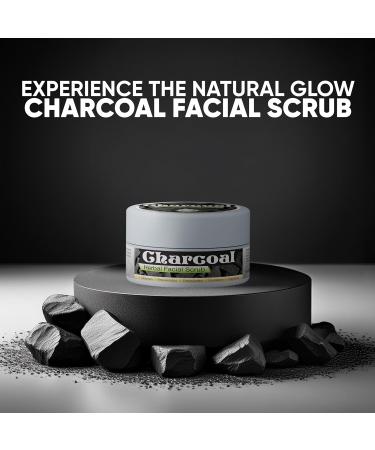Charcoal Herbal Facial Scrub | Natural Exfoliating Scrub for Men & Women | Activated Charcoal Body Scrub 5.30 oz - Buy Online on GoSupps.com