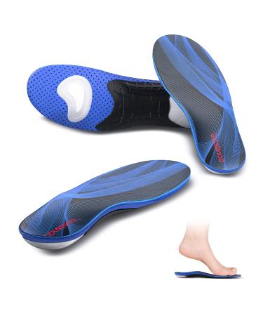 Daretodo Orthotic Insoles for Men & Women  Arch Support Insoles for Sport Athletic Shoe  Shock Absorption Inserts Relieve Foot Pain Ideal for Standing Long Time  Walking  Running  Training  Hiking Insoles-109 Men's 11.5-...