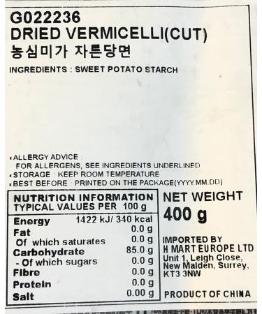 Nong Shim Miga Glass Noodles 400g Packs of 2 by Food Sanctuary - Buy Online on GoSupps.com
