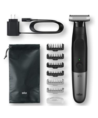 Braun Series XT5 Beard Trimmer & Electric Razor for Men - XT5200 | Manscaping Kit with Durable Blade & Travel Pouch - Buy Online on GoSupps.com