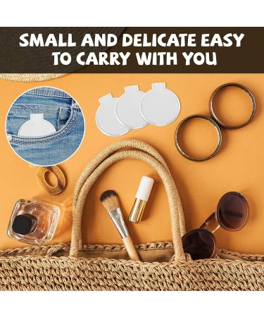 Yalikop Round Mirror Compact - Portable Mini Folding Makeup Mirror for Women Girls - Travel Daily Use - White (36 Pieces) - Buy Online on GoSupps.com
