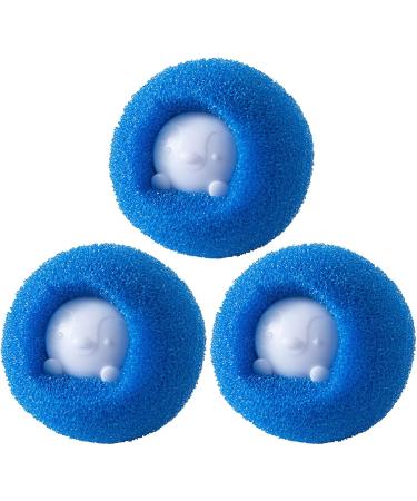Galand Laundry Dryer Balls Reusable Dryer Washer Laundry Balls -Deformed for Home 3Pcs/Pack Blue - Buy Online on GoSupps.com