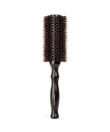 Boar Bristle Round Hair Brush - 2.2 Inch Diameter - Blow Dryer & Curling Roll Styling Hairbrush with Natural Wooden Handle for Women & Men - Used While Blow Drying to Style  Curl  and Dry Hair 2.2 Inch (Pack of 1)