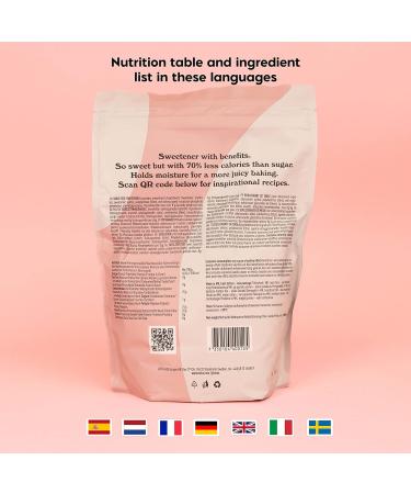 NICKS Keto Sweetener 70% Calorie Reduced 1:1 Low Carb Baking Sugar Replacement - Xylitol Erythritol Stevia Blend | Vegan - 1kg - Buy Online on GoSupps.com