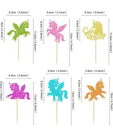 Ercadio 24 Pack Cute Unicorn Cupcake Toppers Fantasy Unicorn Cupcake Picks Unicorn Horse Decor for Unicorn Theme Baby Shower Birthday Party Supplies Unicorn Cute Cute Orange - Buy Online on GoSupps.com