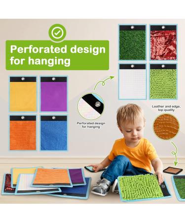 Joyreal Sensory Mats & Toys for Autism - 15 PCS Floor Tiles, Wall Toys, Bean Bags & Equipment for Kids. Tactile Play Activity Set - Buy Online on GoSupps.com
