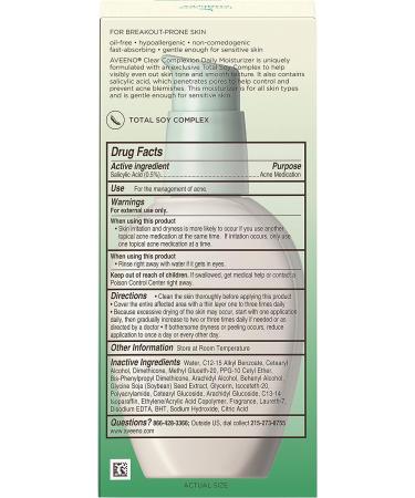 Aveeno Clear Complexion Oil-Free Daily Moisturizer - Active Naturals | [Your Brand Name] - Buy Online on GoSupps.com