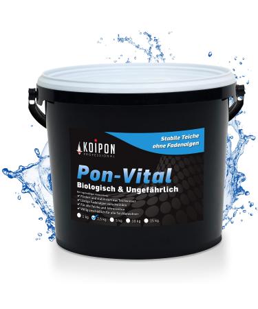 KOIPON Pon-Vital 2.5 kg The 100% biological alternative to filamentous algae killer against algae growth and filamentous algae in the garden pond - Buy Online on GoSupps.com