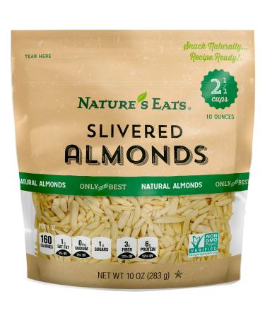 Nature's Eats Blanched Slivered Almonds, Natural, 10 Ounce