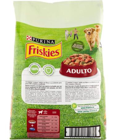 PURINA FRISKIES Adult Dog Food with Beef Cereals and Added Vegetables 7.5 kg - Buy Online on GoSupps.com