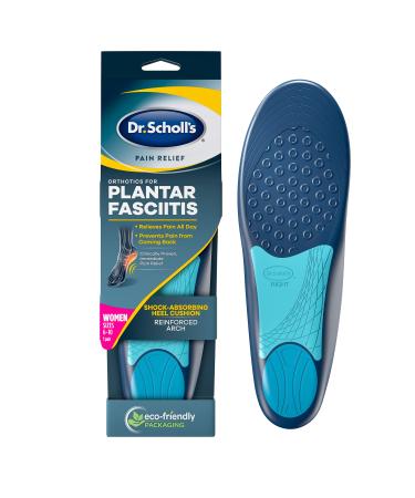 Dr.Scholls Plantar Fasciitis Pain Relief Orthotics Clinically Proven Relief and Prevention of Plantar Fasciitis Pain for, Standart, standard, Trim to Fit: Women's Size 6-10, standard, 1 Pair