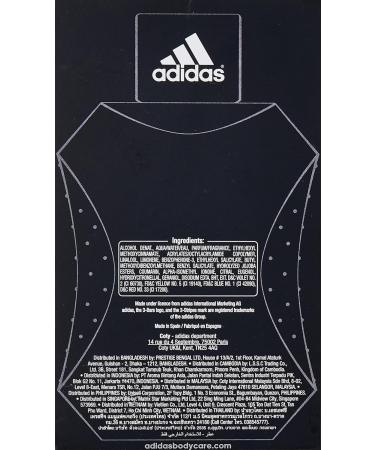Dynamic Pulse Eau De Toilette Spray by Adidas Developed with Athletes for Men 3.4 Ounce Cedar Citrus Fresh Mint 3.4 Fl Oz (Pack of 1) - Buy Online on GoSupps.com