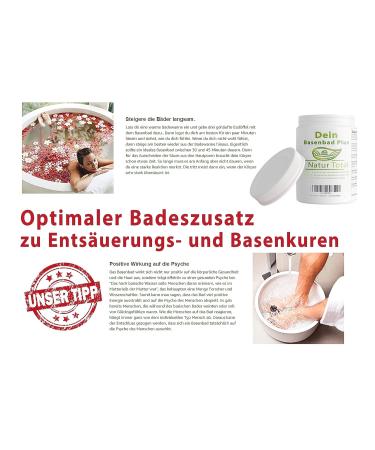 Natur Total Basenbad Plus 1500g XL - Alkaline Bath Salt for Detox & Deacidification | Full Bath & Foot Bath Essentials - Buy Online on GoSupps.com