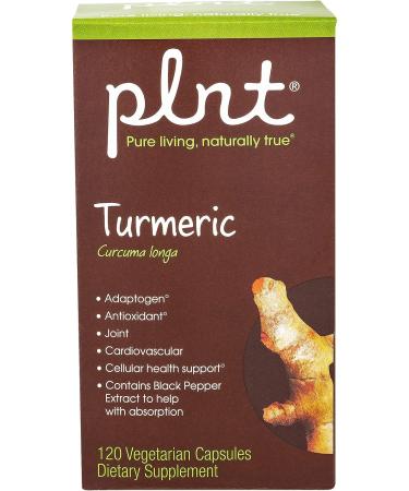 Turmeric with Non-GMO Indian Turmeric Root - Joint Mobility & Cellular Health Support (120 Vegetarian Capsules) - Buy Online on GoSupps.com