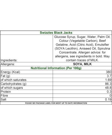 Christmas Sweets Jars - Swizzels Black Jacks - Christmas White Label - Medium Jar - 520grams - Buy Online on GoSupps.com
