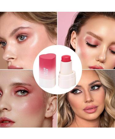 Makeup Face Blush Stick Makeup Blush Seamless Blending Multiuse Makeup Stick Soft cream blushers for travel business trips home outdoors - Buy Online on GoSupps.com