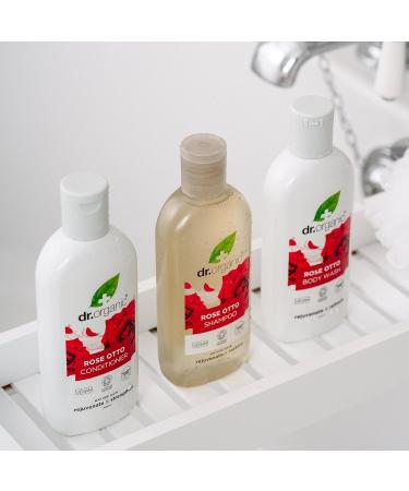 Buy Dr Organic Rose Body Wash 250ml - Nourishing & Hydrating | International Shipping Available - Buy Online on GoSupps.com