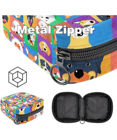 Shop Cute Animal Women's Napkin Storage Pockets - Portable Menstrual Cup & Bandage Bags - Buy Online on GoSupps.com