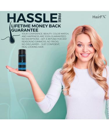 HairFX Hair Perfecting 2-in-1 Kit (BLACK) - Natural Thickening Fibers for Instant Fuller Hair | Conceals Hair Loss in 15 Sec - Men & Women - Buy Online on GoSupps.com