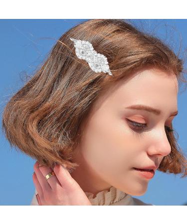 OATIPHO Bridal Wedding Hair Side Comb Rhinestones Hair Pieces Bride Hair Jewelry for Brides Bridesmaids Women Girls Silver - Buy Online on GoSupps.com