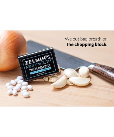 Zelmin's Minty Mouth Breath Freshener - 3 Pack, Long Lasting Bad Breath Treatment for Adults, Alcohol Free & Gluten Free - Buy Online on GoSupps.com