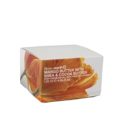 Brown Earth Mango Shea Cocoa Body Cream 120ml