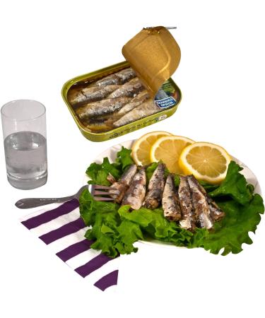 Trata Greek Sardines in Olive Oil Net Weight 400g - Buy Online on GoSupps.com