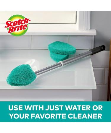 Scotch-Brite Extendable Tub & Tile Scrubber Kit  Includes 1 Handle and 3 Non-Scratch Scrubber Pads - Buy Online on GoSupps.com