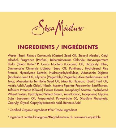 SheaMoisture Jamaican Black Castor Oil Strengthen & Restore for Damaged or Chemically Processed Hair Leave-In Conditioner Cruelty-free Hair Treatment 326 g Leave In Conditioner - Buy Online on GoSupps.com