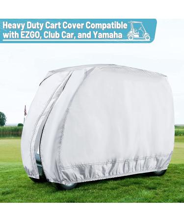 Himal 4 Passenger 400D Waterproof Golf Cart Cover | Sunproof, Roof 80 L | Fits EZ GO, Club Car, Yamaha | Dustproof & Durable - Buy Online on GoSupps.com