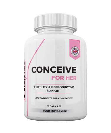 Conceive for Her 60 Capsules Women's Fertility Supplement - Vitamins & Minerals Plus Key nutrients