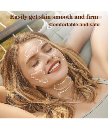 Forehead Wrinkle Patches - 11Pc Reusable Silicone Facial Treatment for Anti-Aging & Smooth Skin - Buy Online on GoSupps.com