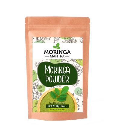 Moringa Mantra Moringa Leaf Powder 1 kg Naturally Grown Powdered Moringa Leaves Tested for Heavy Metals 1 kg (Pack of 1)