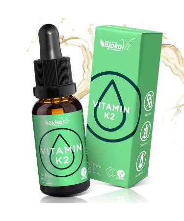 Bj kovit vitamin K2 Vegan drops - high bioavailability through all -transs MK -7 shape - 700 vegan drops with 100 g natural vitamin K2 per daily dose - Buy Online on GoSupps.com