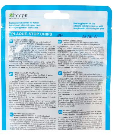 Bogar AG Bogadent Plaque-Stop Chips for Cats 50 g - Buy Online on GoSupps.com